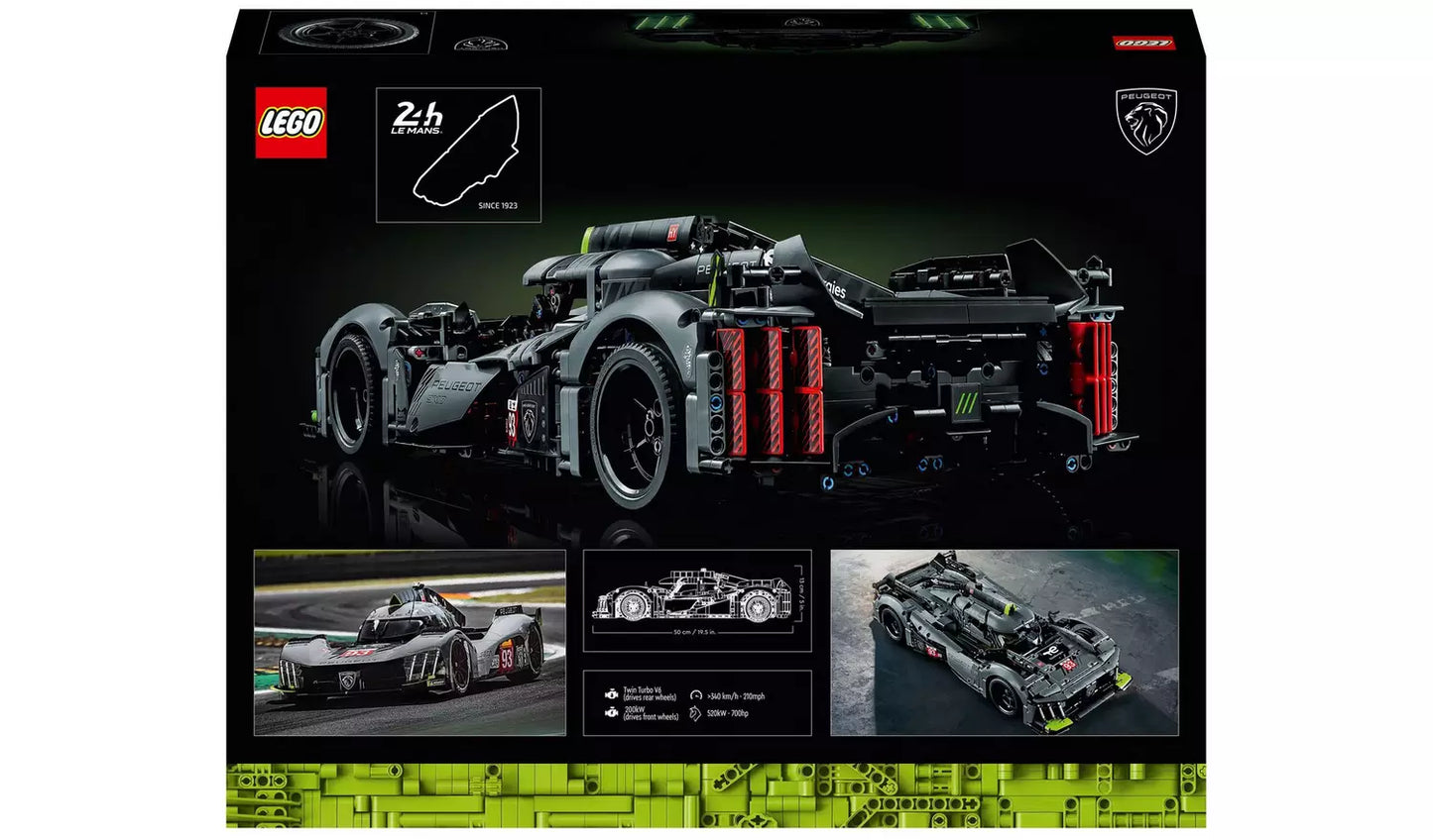 LEGO Technic PEUGEOT 9X8 24H Le Mans Hybrid Hypercar 42156