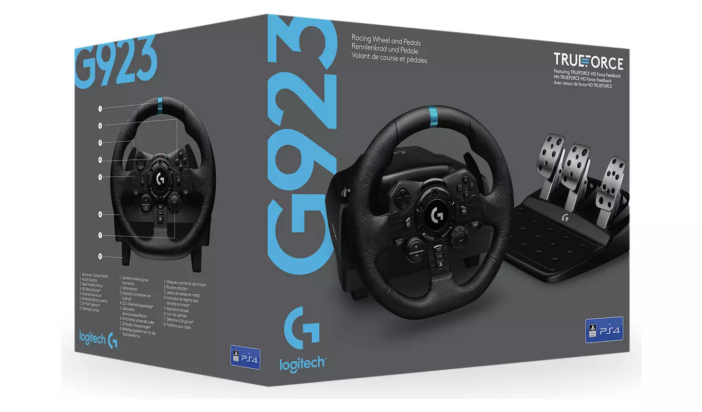 Logitech G923 TRUEFORCE Gaming Steering Wheel - PS4/PS5