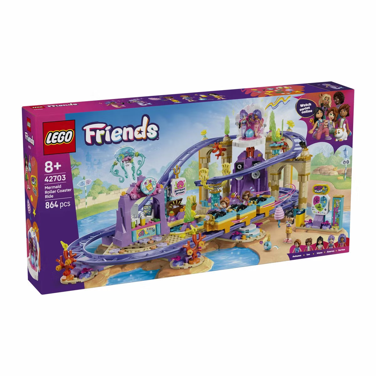 LEGO Friends Mermaid Roller Coaster Ride - Model 42703 (8+ Years)