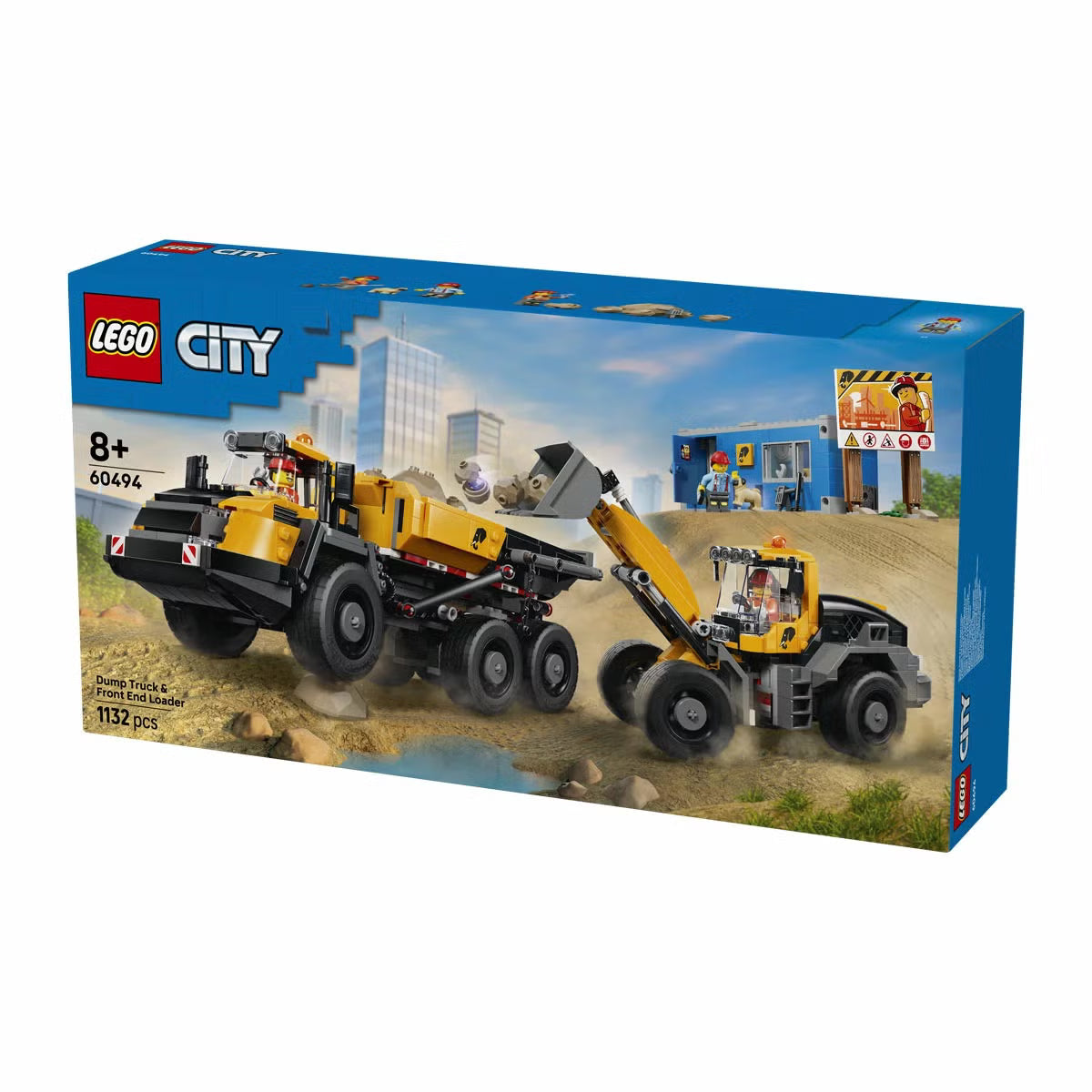 LEGO City Dump Truck and Front-End Loader - Model 60494 (8+ Years)
