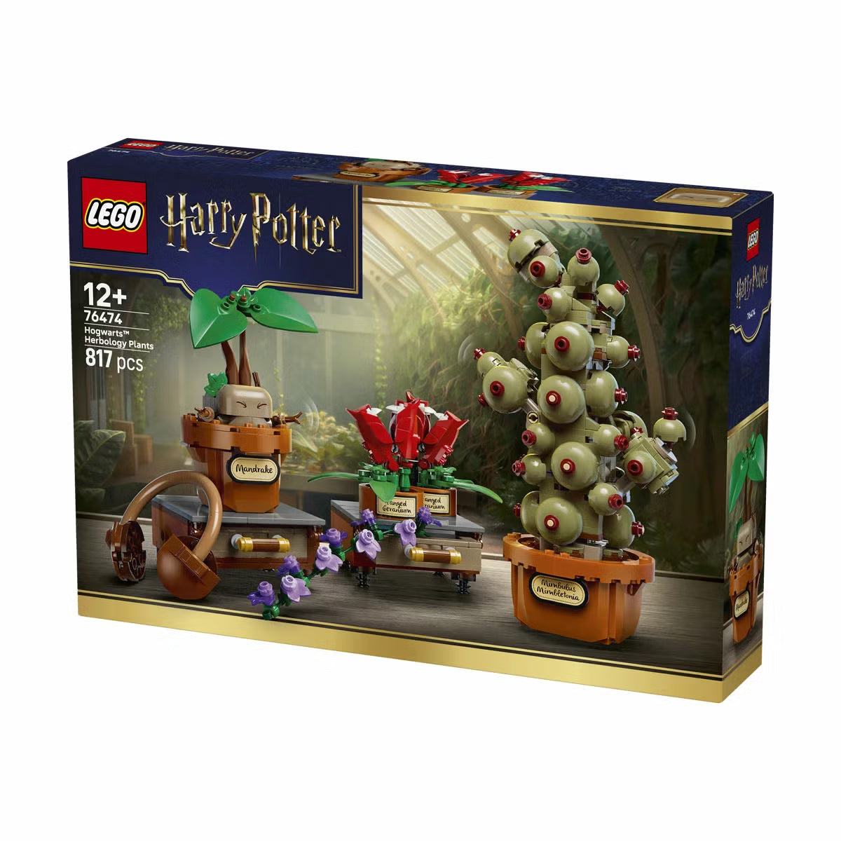 LEGO Harry Potter Hogwarts Herbology Plants - Model 76474 (12+ Years)