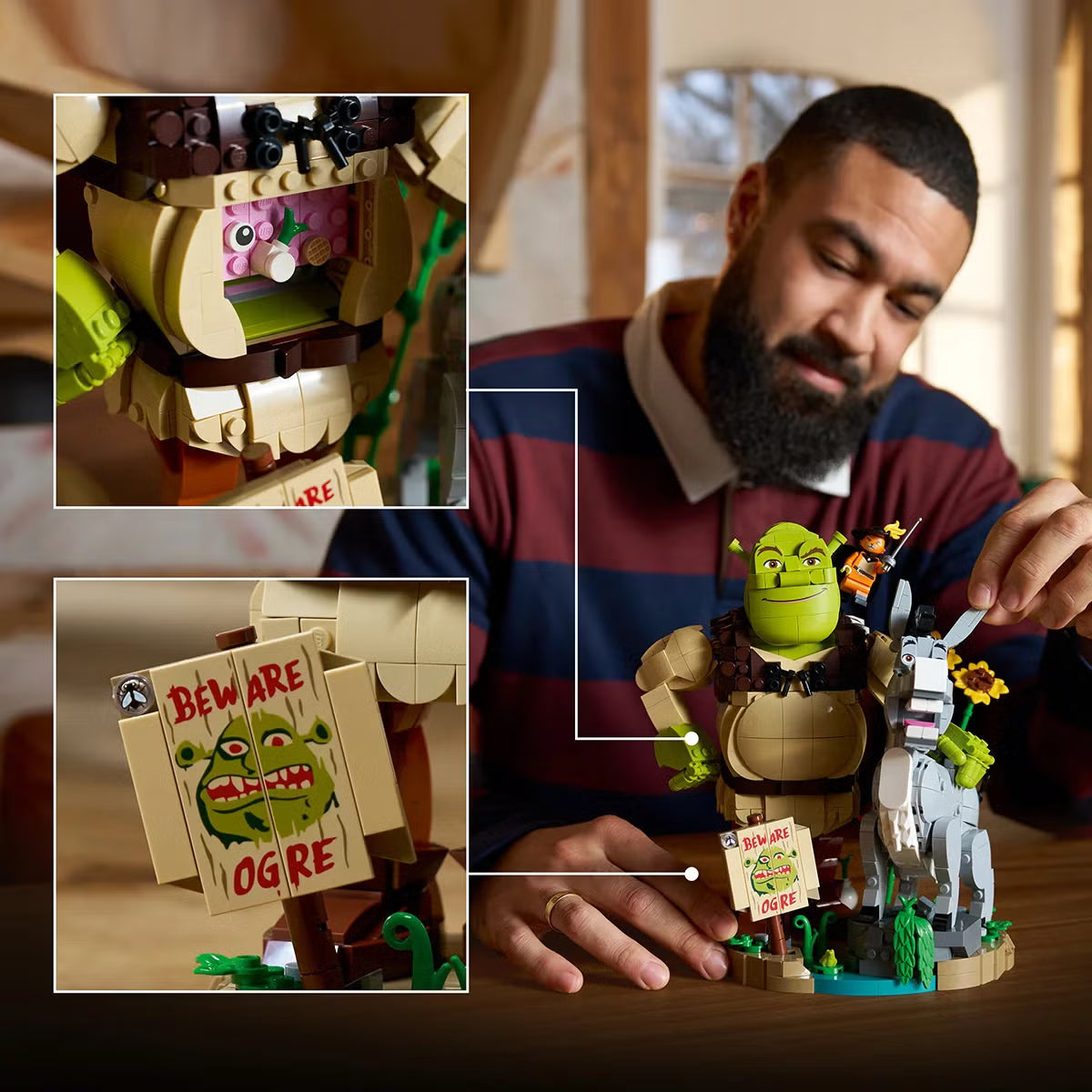 LEGO Shrek Shrek, Donkey & Puss in Boots - Model 72423 (18+ Years)