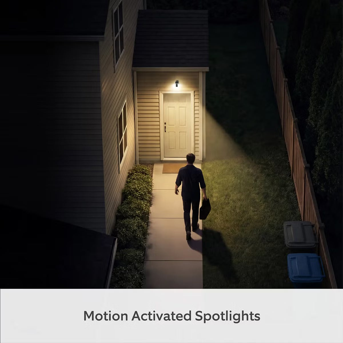 Ring Spotlight Cam (2nd Gen) - Battery White Security Camera - 2 Pack