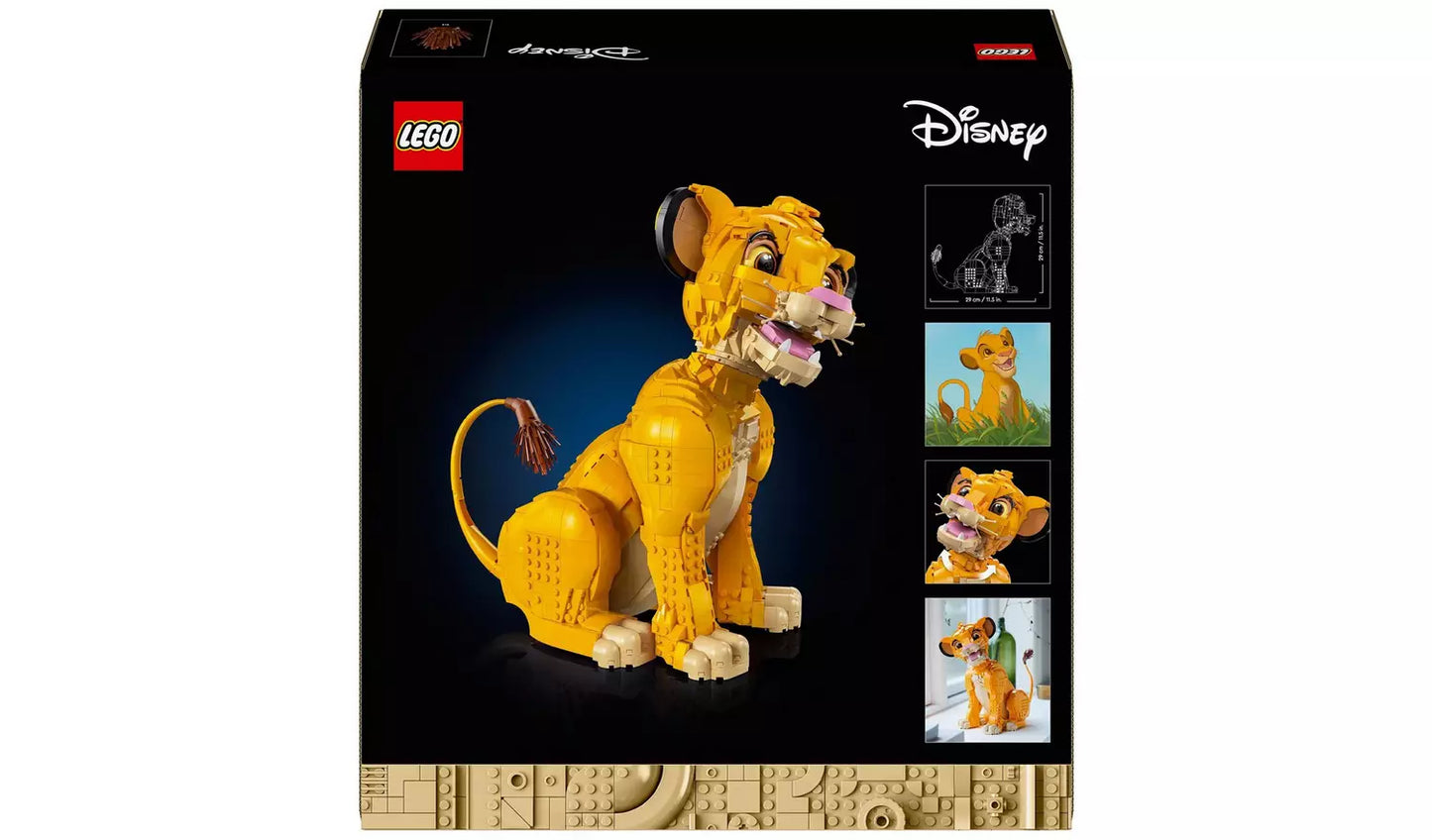 LEGO Disney Young Simba the Lion King Set for Adults 43247