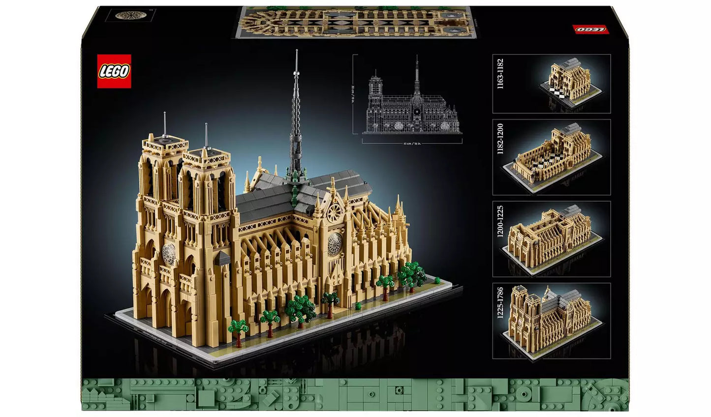 LEGO Architecture Notre-Dame de Paris Set for Adults 21061