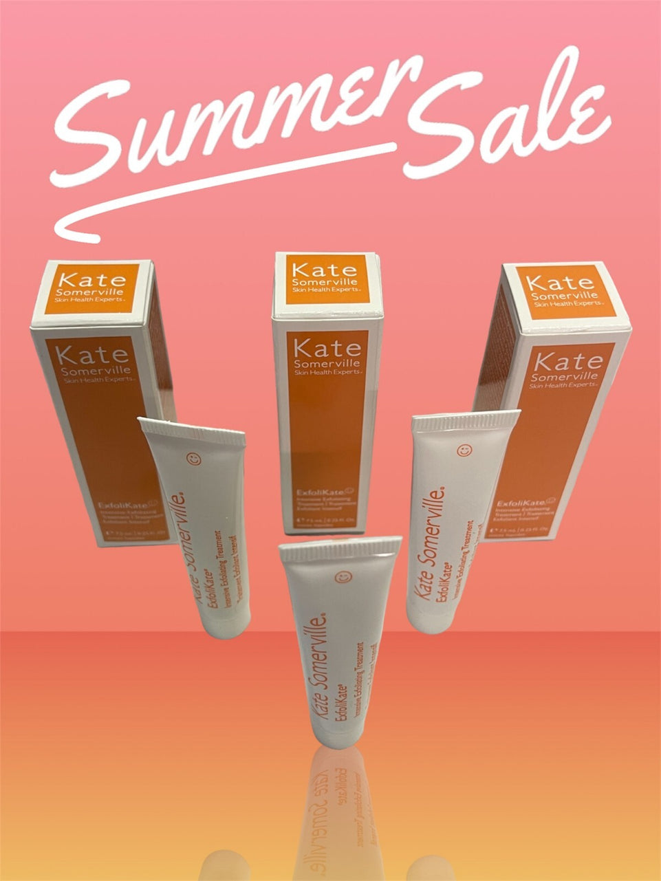 3X Kate Somerville ExfoliKate Intensive Exfoliating Treatment 15ml (7.5ml x 3)