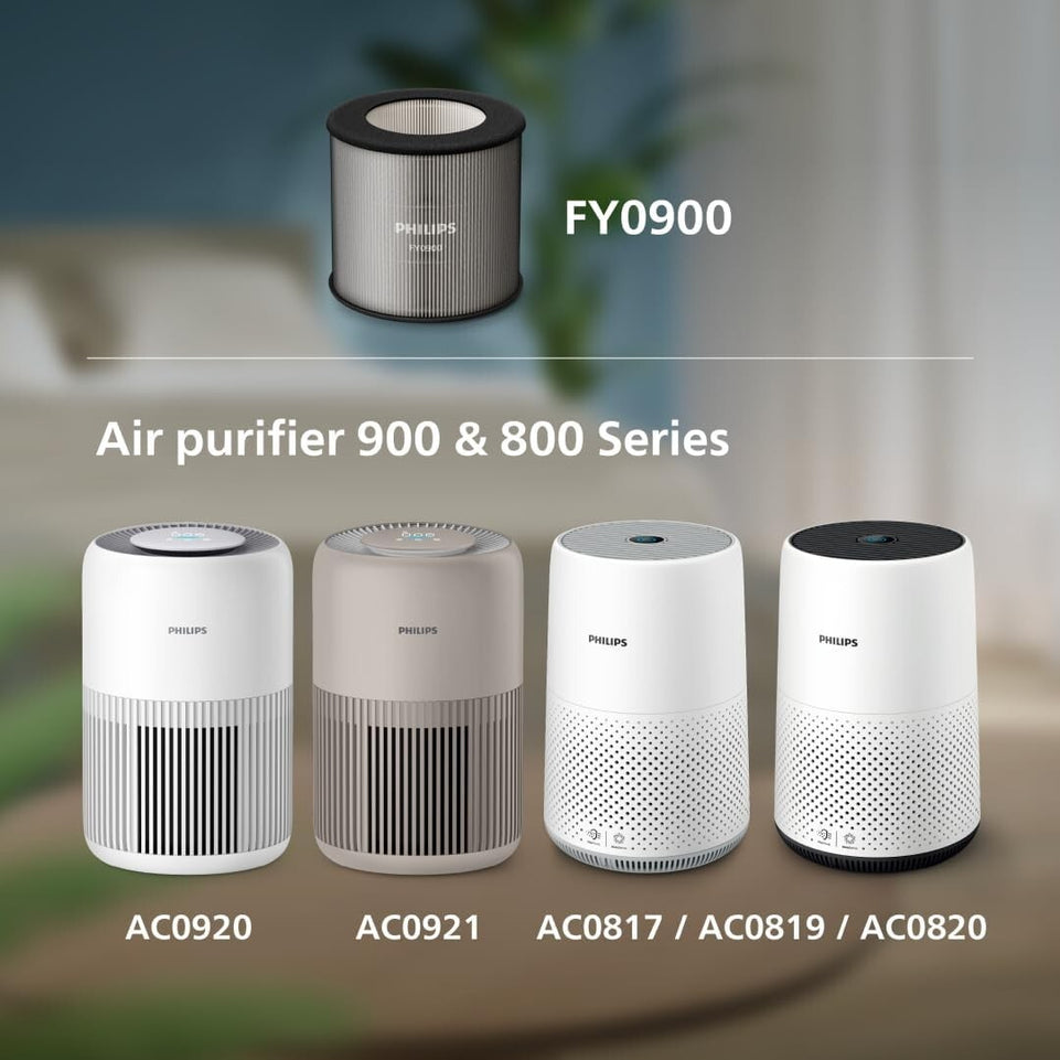 PHILIPS 800 Series Compact AC0820/30 Air Purifier - White