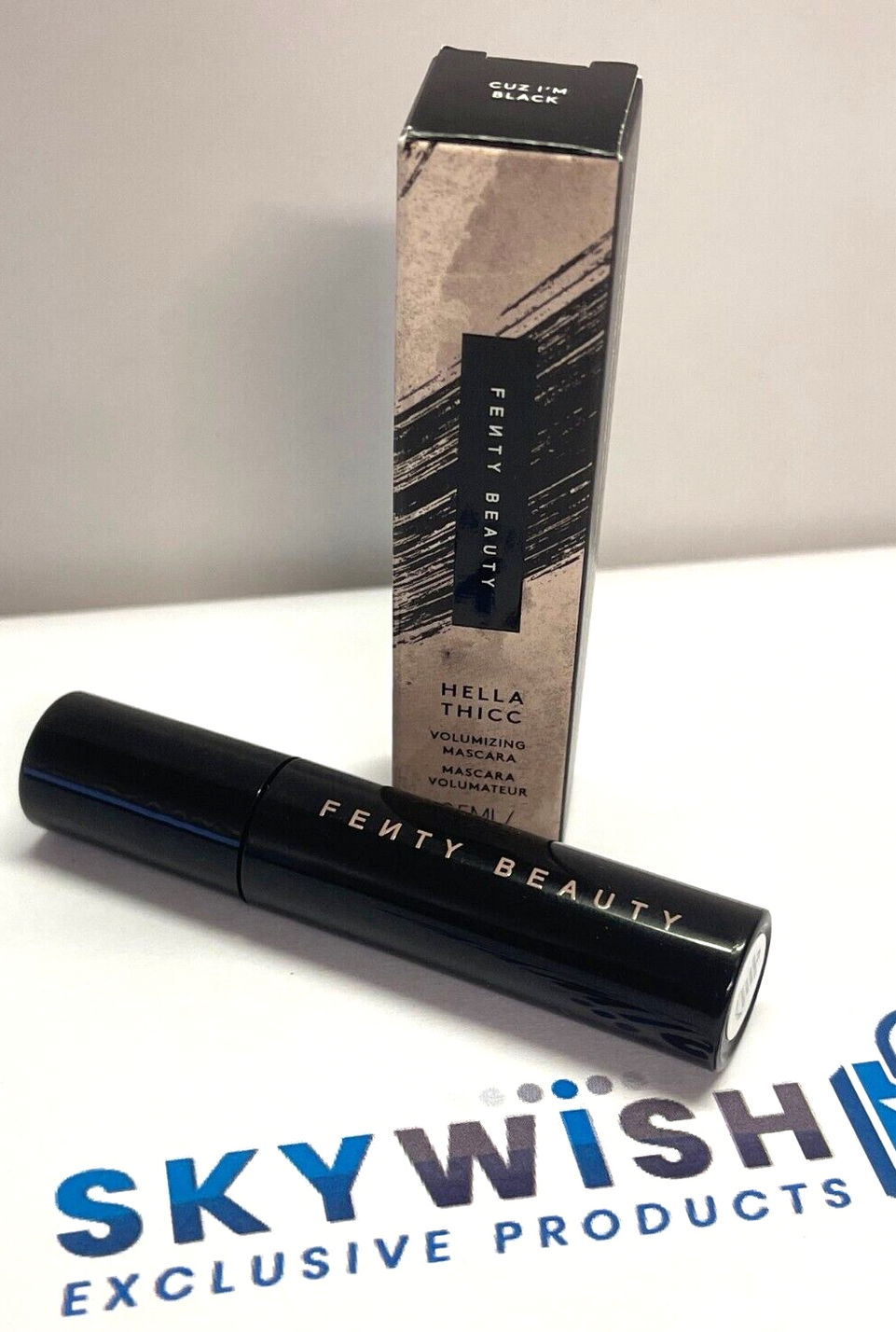 Fenty Beauty Hella Thicc Volumizing Mascara Cuz I’m Black MINI .12oz, 3.5ml
