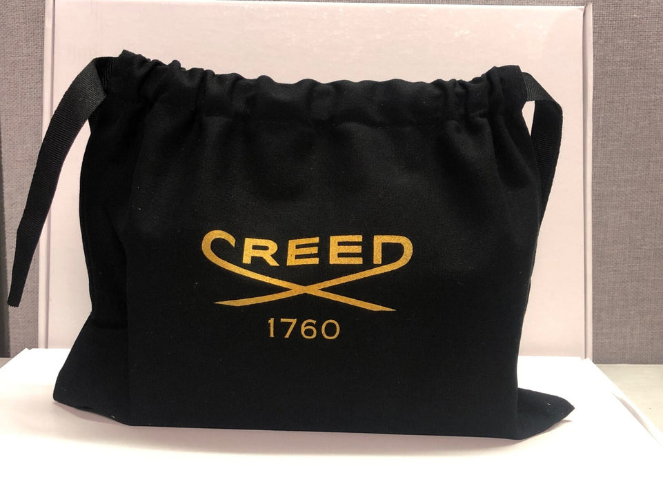 Creed Black Canvas gift bag toilet bag 27.5 x 21.5 Cm