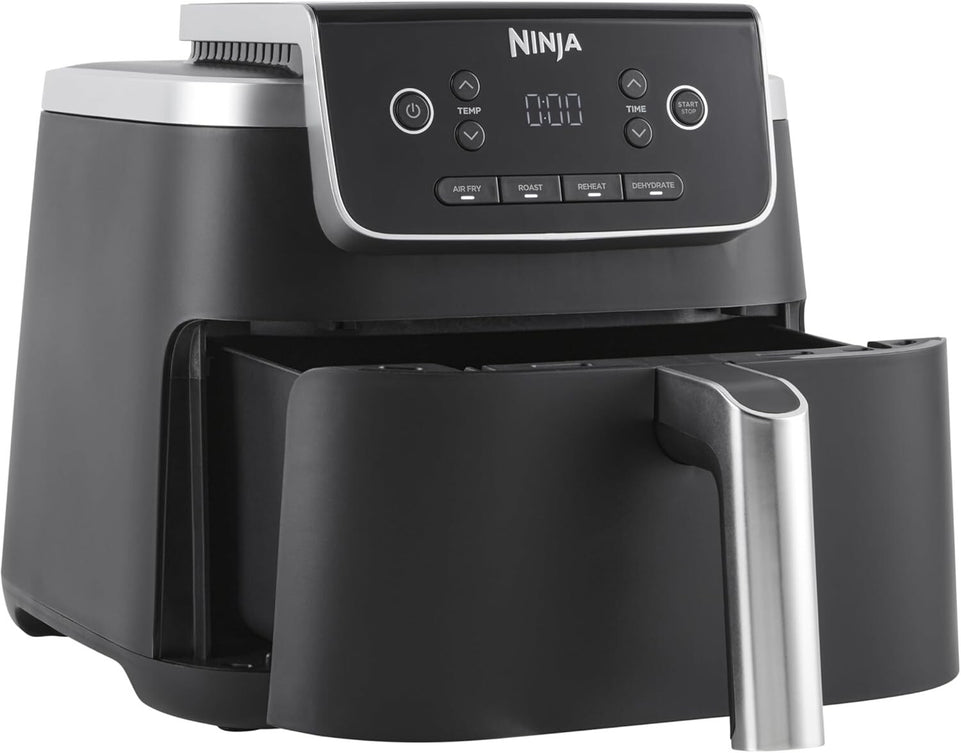 Ninja Air Fryer PRO 4.7L, Single Drawer, 4-in-1, Air Fry Black AF140UK