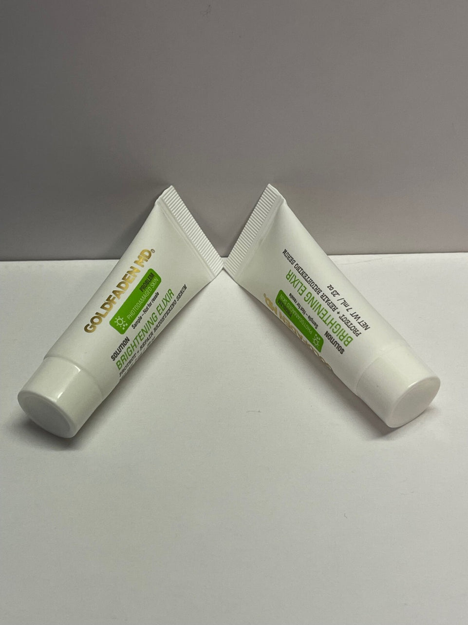 2x GOLDFADEN MD Brightening Elixir Protect & Pure Start Detox Cleanser 7ml New