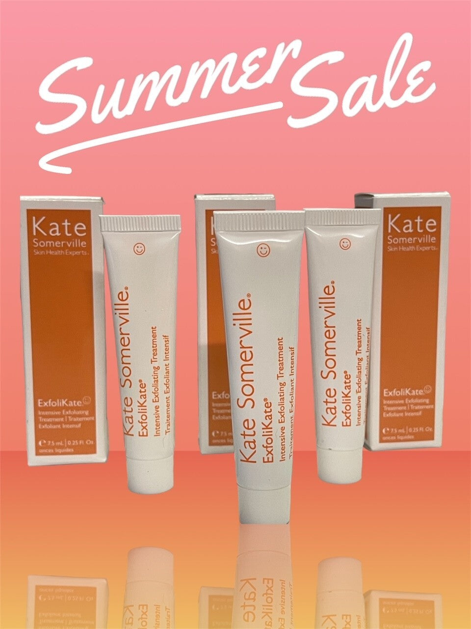 3X Kate Somerville ExfoliKate Intensive Exfoliating Treatment 15ml (7.5ml x 3)
