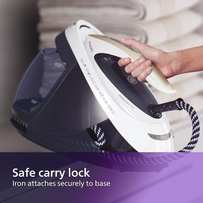 Philips PerfectCare Elite GC9630/20 Steam Generator Iron - Navy & White