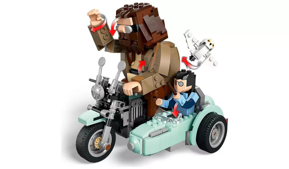 LEGO Harry Potter Hagrid & Harry's Motorcycle Ride Toy 76443