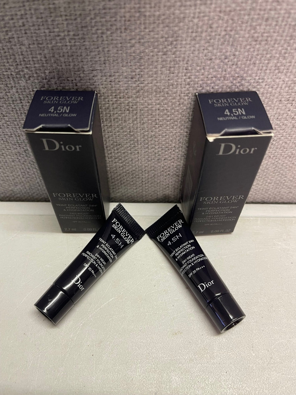 2X dior forever skin glow 4.5N neutral glow 2.7ml