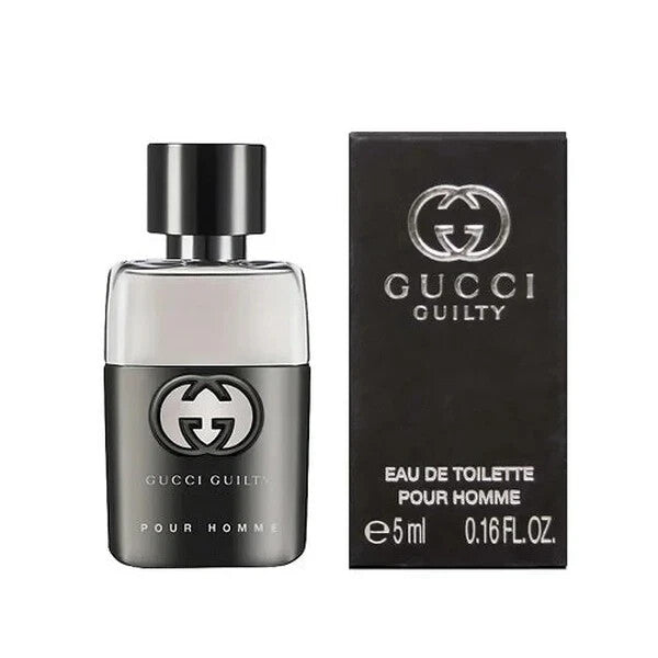 GUCCI GUILTY POUR HOMME 5ML EAU DE TOILETTE SPLASH BRAND NEW