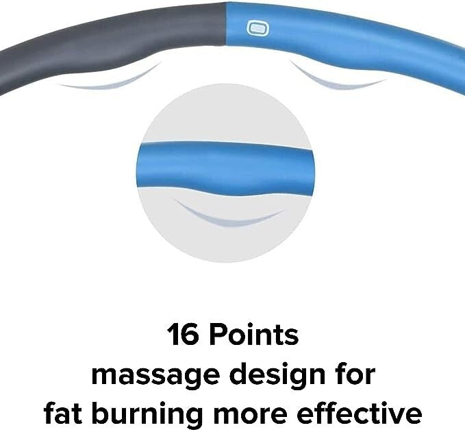 Adult Exercise Foam Padded Smart Wavy Hoop