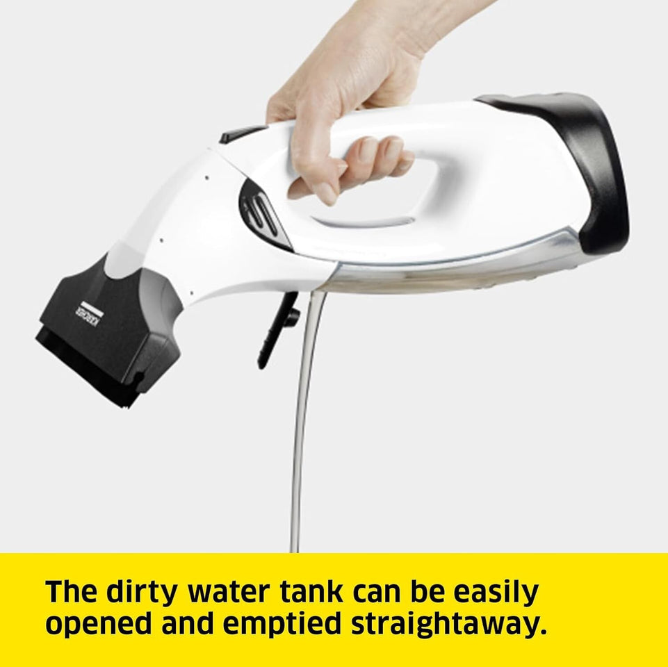 Kärcher Window Vac WV 2, Battery Running Time: 35 min, LED Display