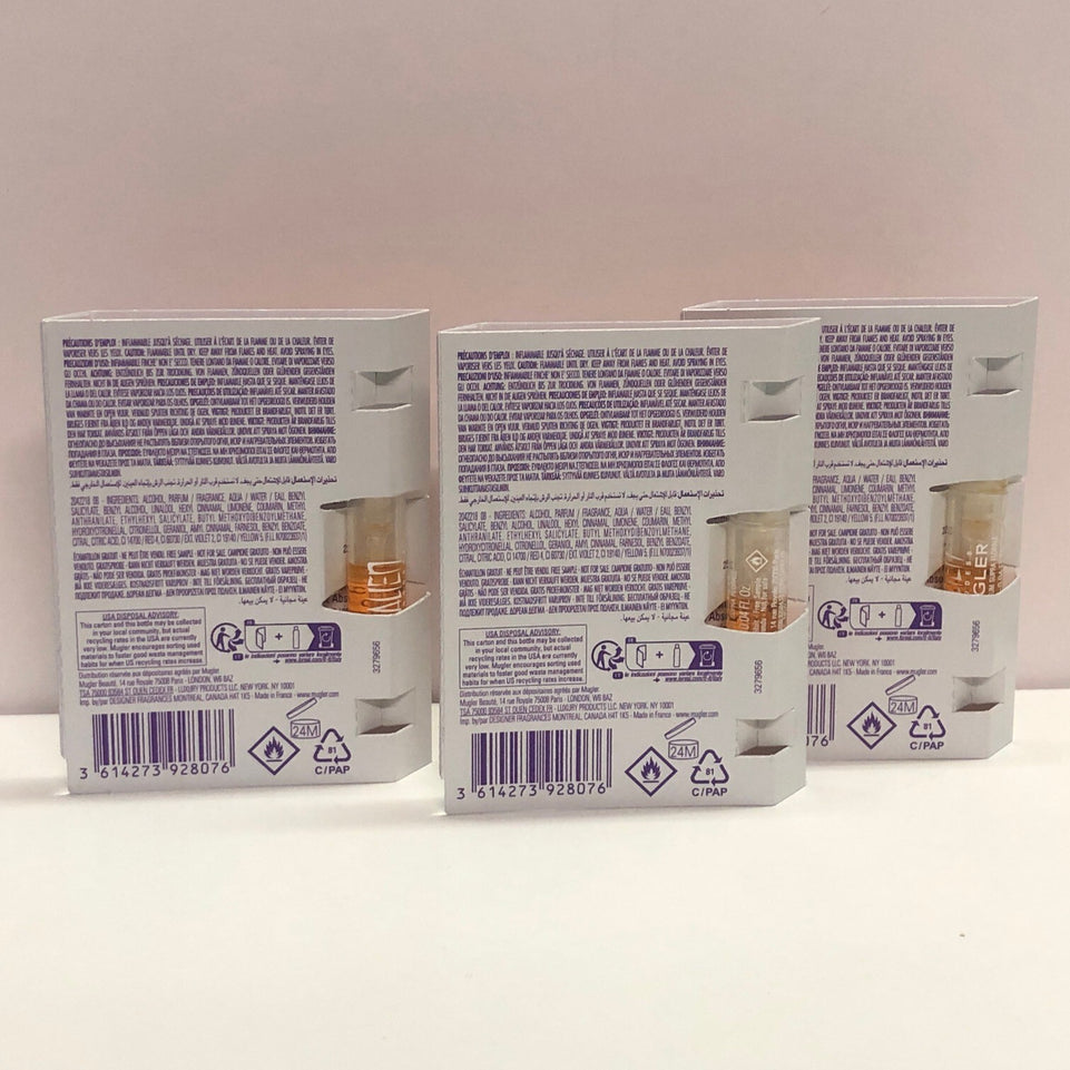 3x Thierry Mugler Alien Goddess Supra Florale Sample New