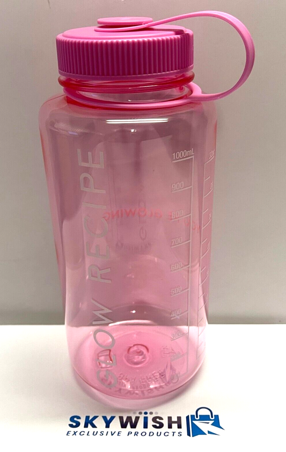 glow recipe pink Sports 1 Litre Water Bottle 1000ml