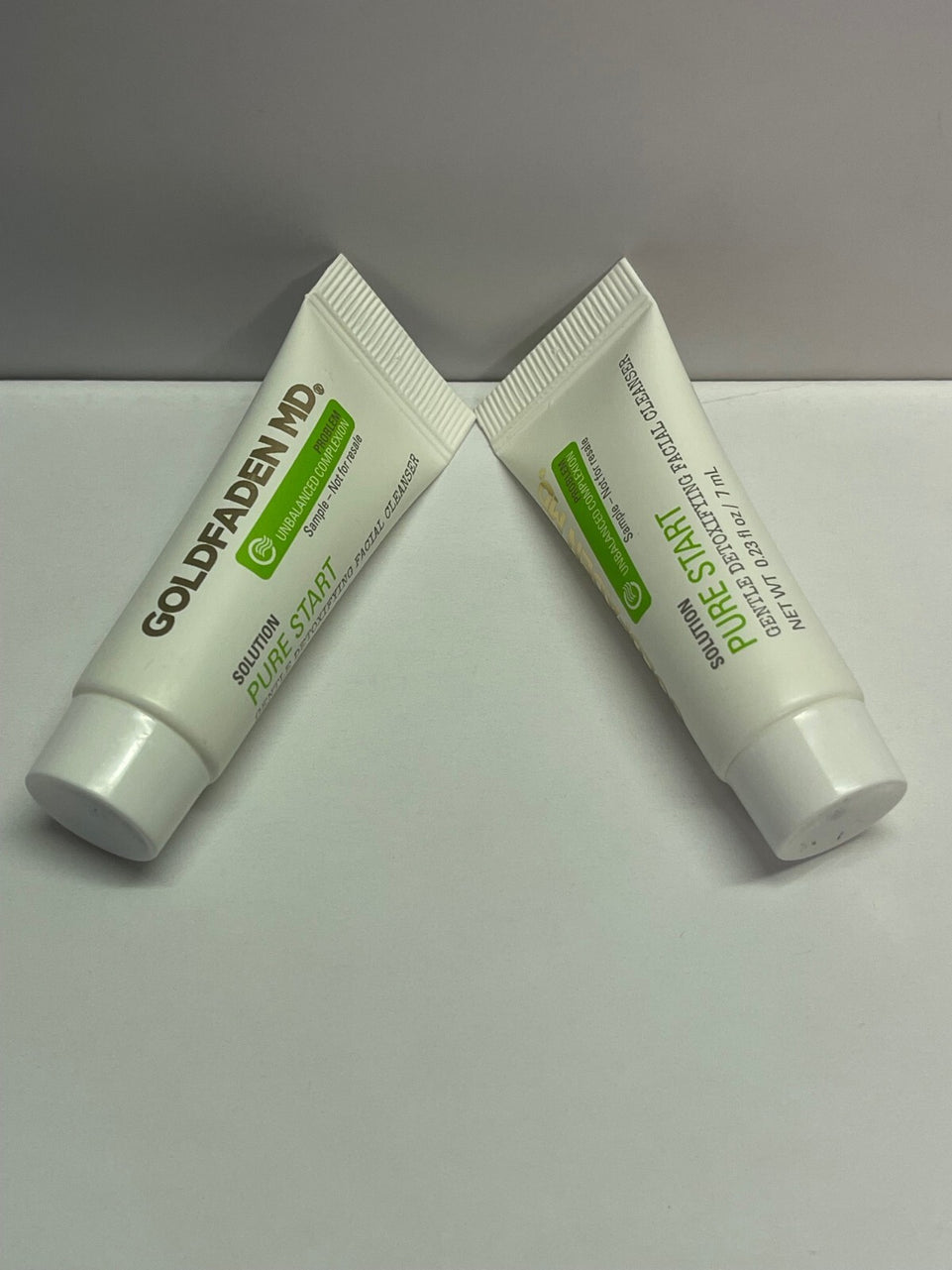 2 X NEW Goldfaden MD Solution Pure Start Gentle Detoxifying Facial Cleanser 7ml