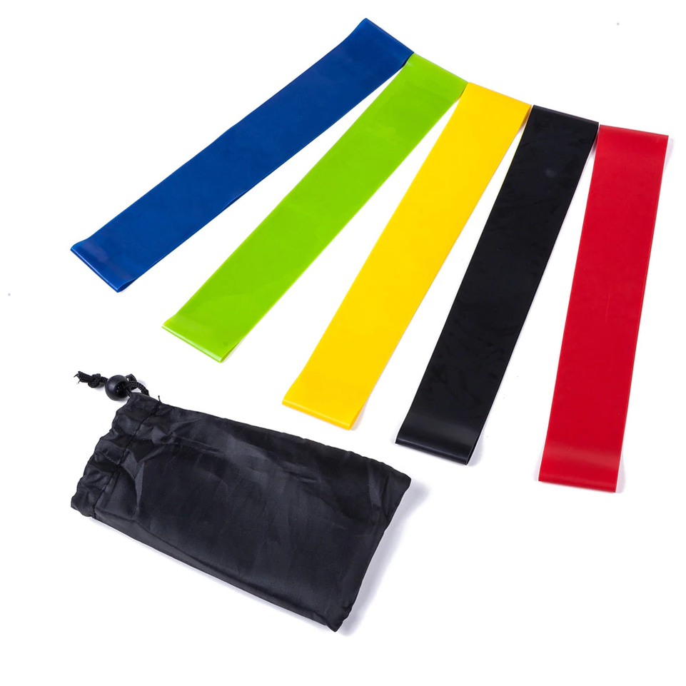 17 Pcs Set Resistance Bands with Door Anchor and Ankle Straps Yoga Fitness