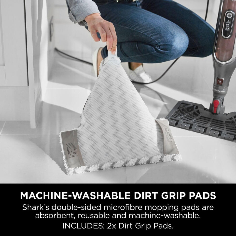 Shark S6003UK Klik n' Flip Smartronic Deluxe Steam Mop - Bordeaux/Steel Grey