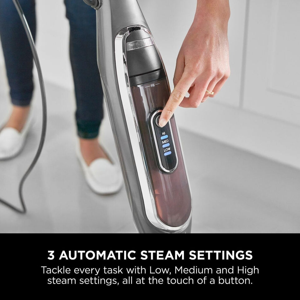 Shark S6003UK Klik n' Flip Smartronic Deluxe Steam Mop - Bordeaux/Steel Grey