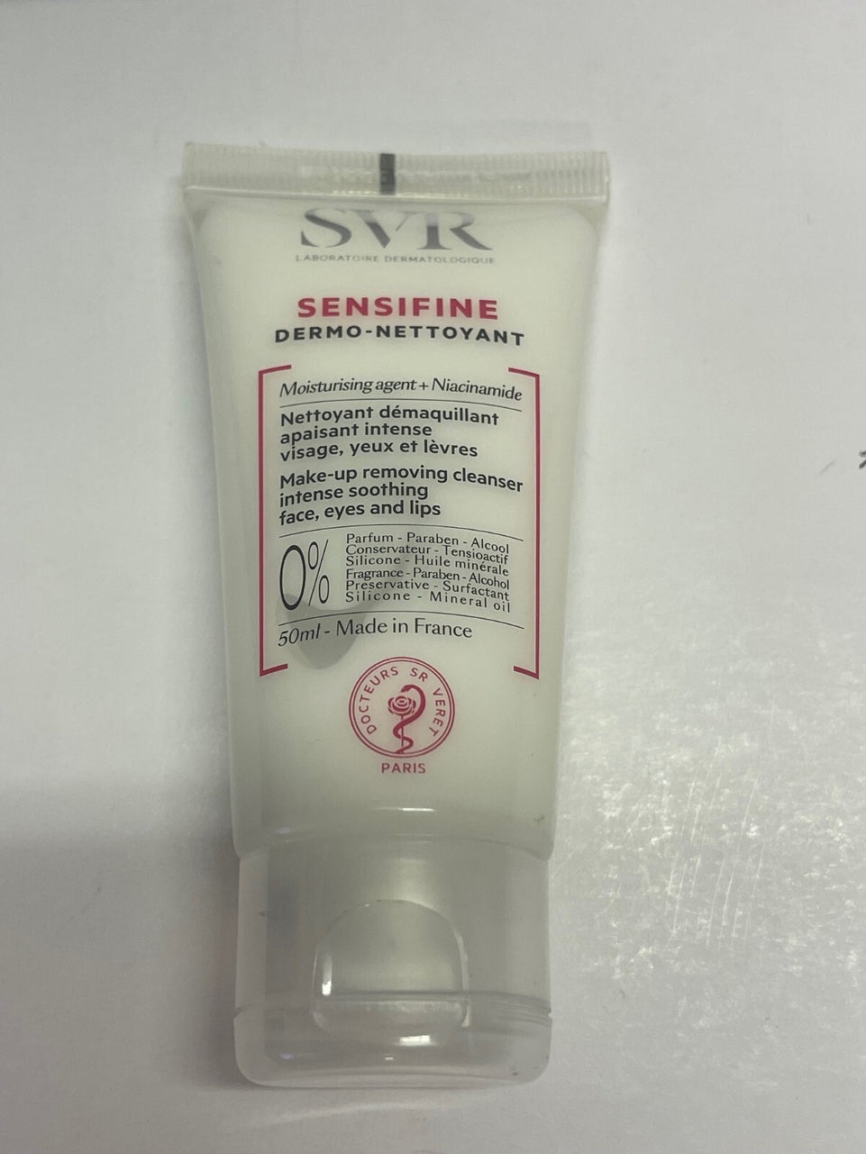SVR Sensifine Dermo-nettoyant Make Up Removing Cleanser Face Eyes Lips 50ml
