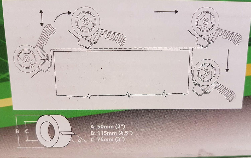 PAC PLUS PD712 Packing Tape Dispenser