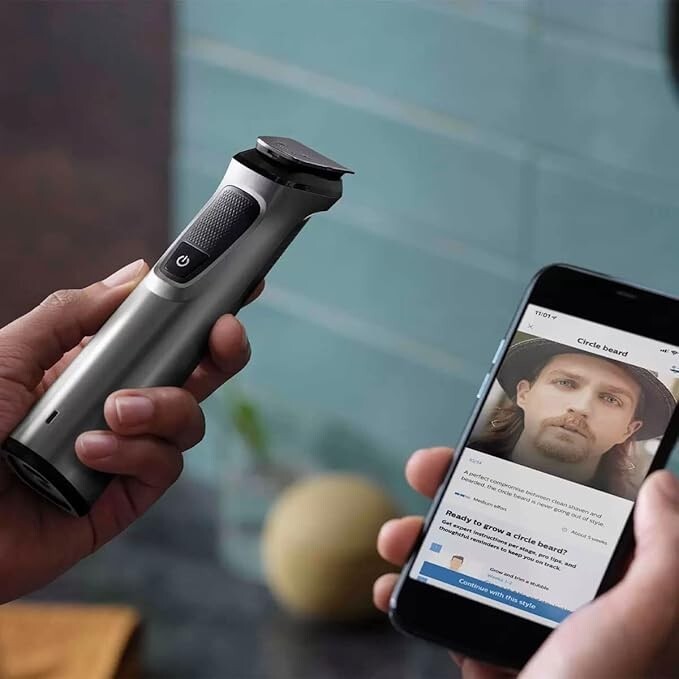Philips Multigoom Series 7000 16-in-1 Face and Body Hair Shaver and Trimmer