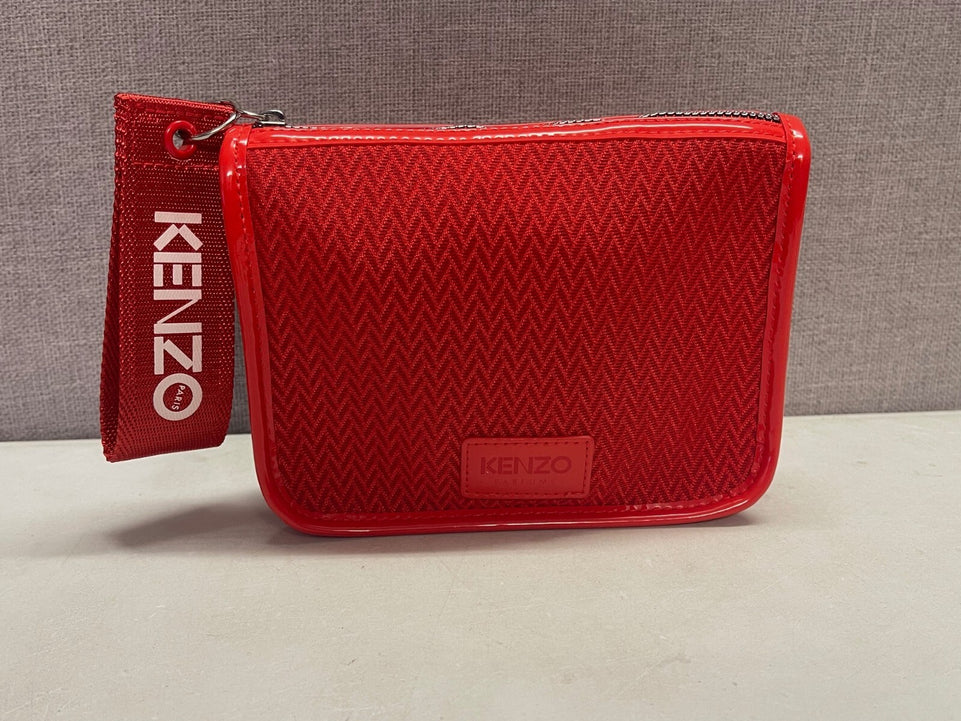 Authentic Kenzo Large Real Red Smart Pouch WOMENS BAG HANDBAG