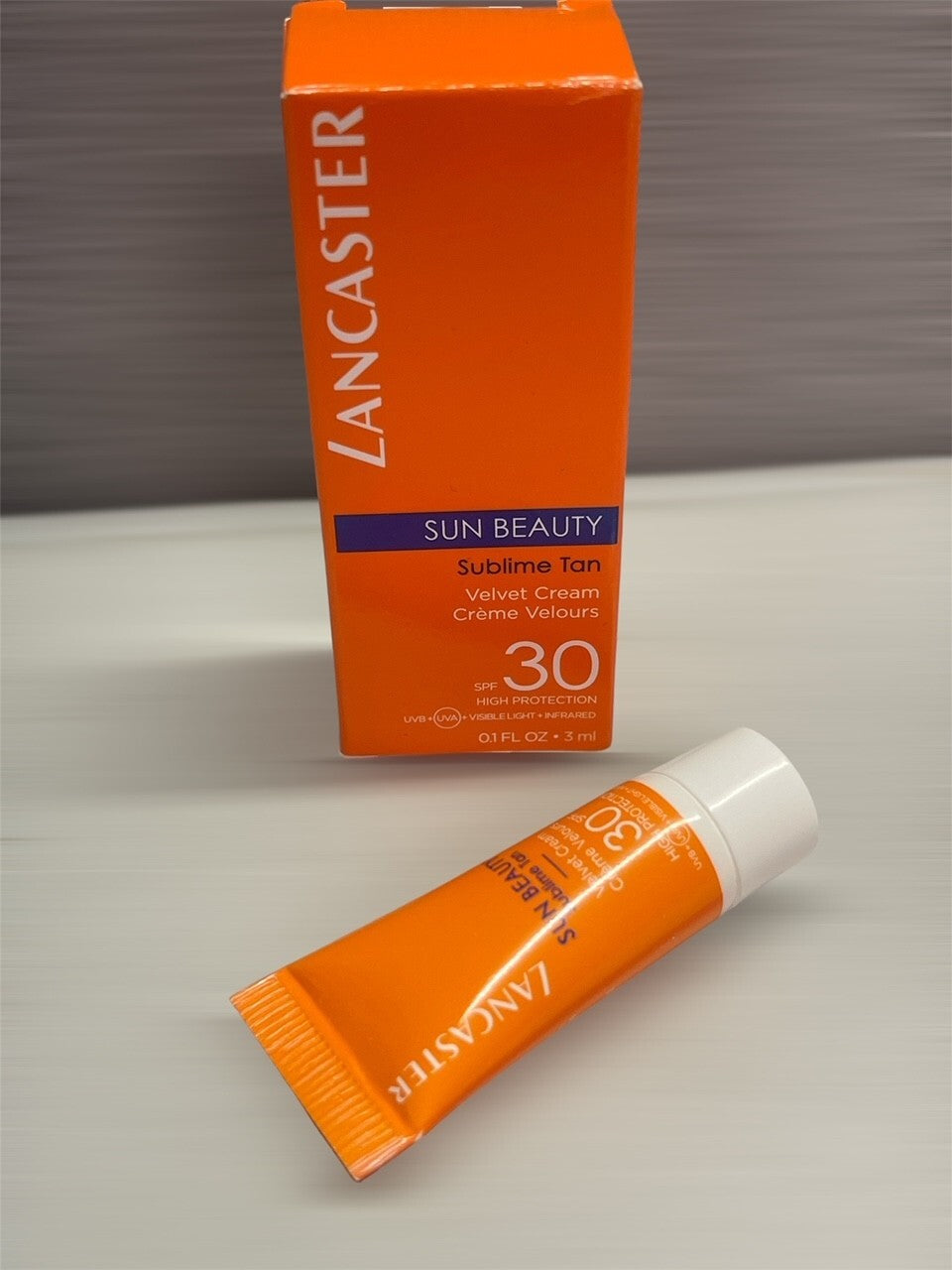Lancaster Sun Beauty Sublime Tan Velvet Cream SPF 30 Sample 3ml