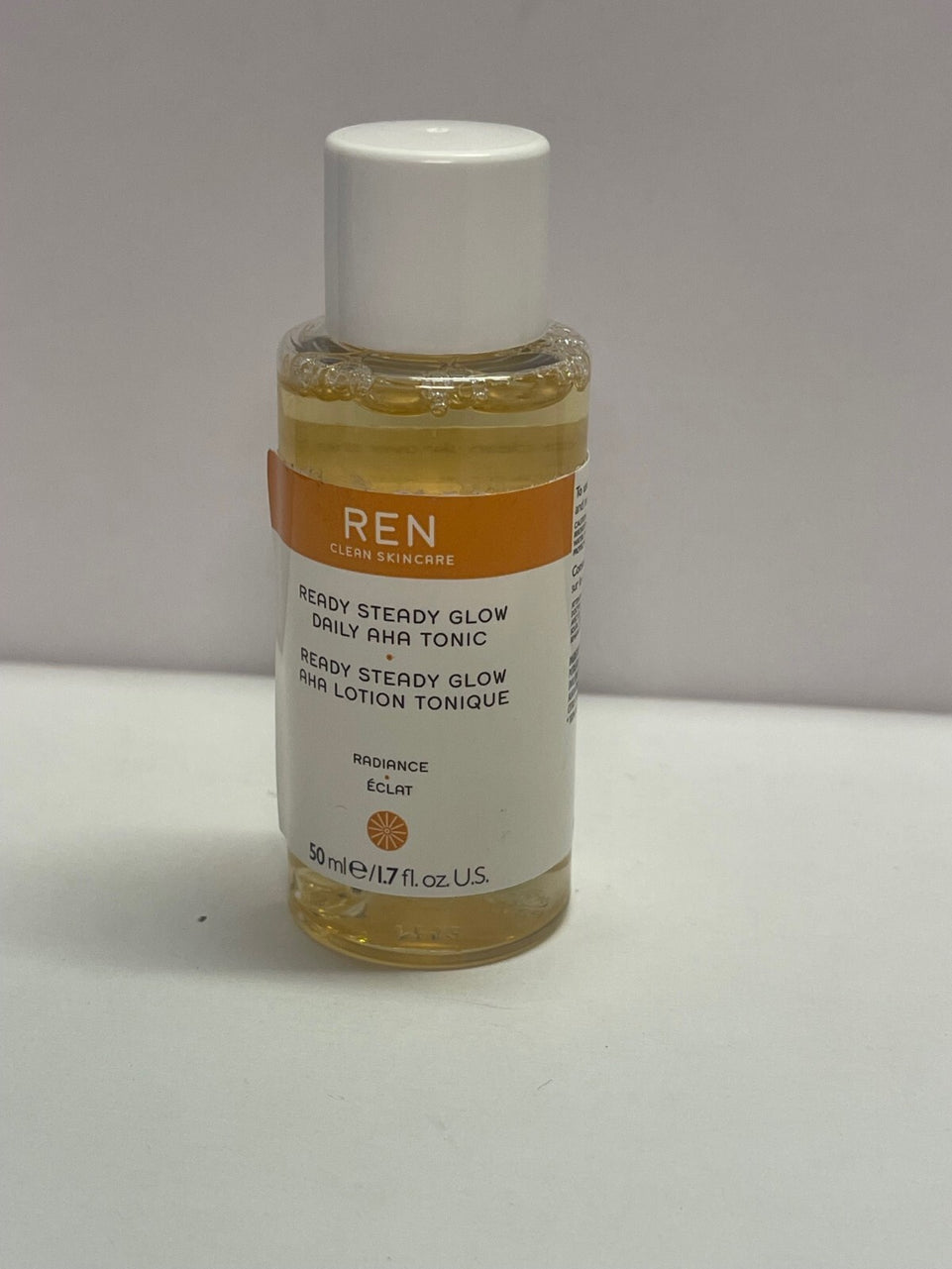 REN Clean Skincare Ready Steady Glow Daily AHA Tonic 50ml Brand New