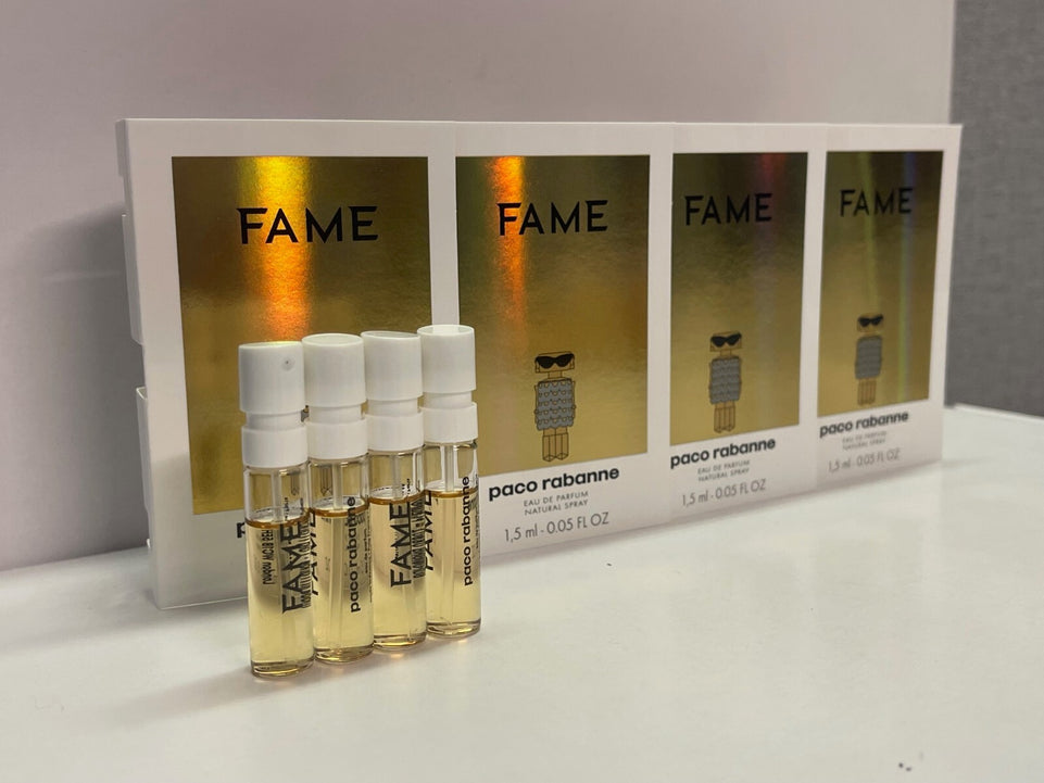 3x Paco Rabanne FAME Eau De Parfum (3x 1.5ml Sample Spray