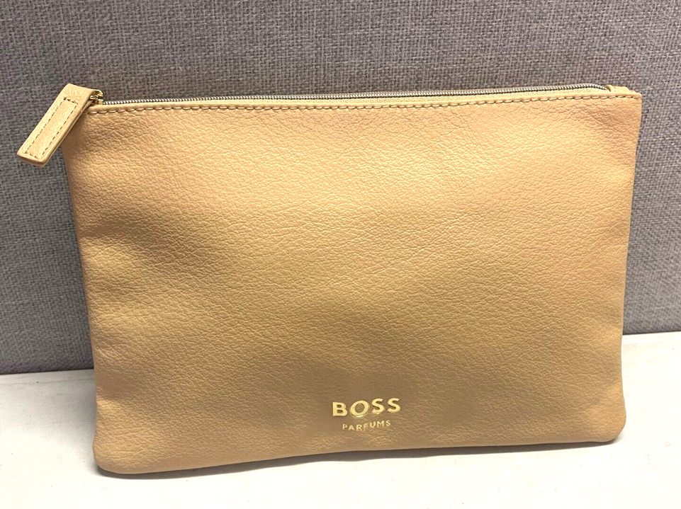 Hugo Boss Parfums Pink Make Up Bag New