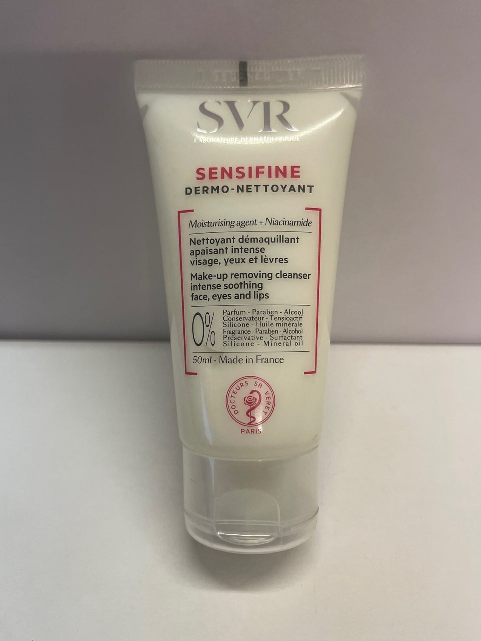 SVR Sensifine Dermo-nettoyant Make Up Removing Cleanser Face Eyes Lips 50ml