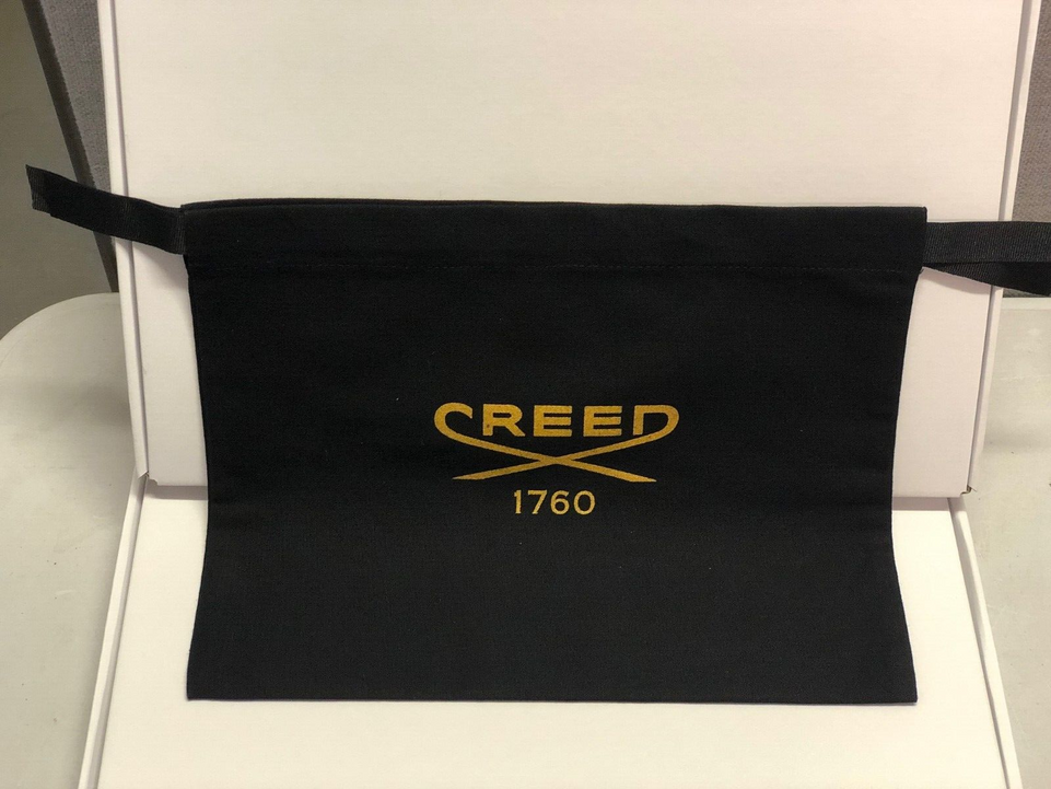 Creed Black Canvas gift bag toilet bag 27.5 x 21.5 Cm