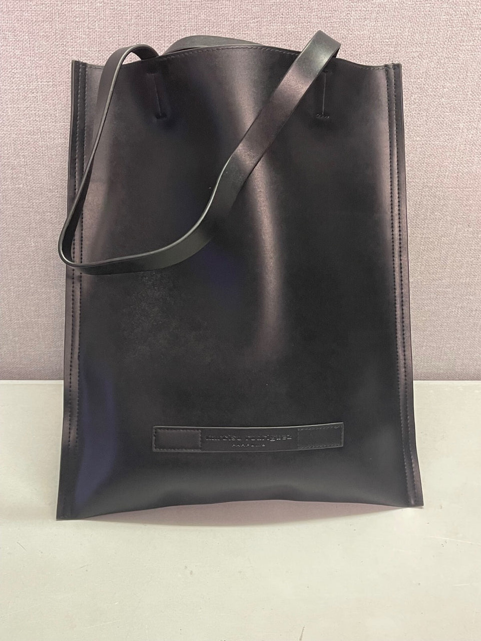 NARCISO RODRIGUEZ PARFUMS Large Tote Bag Beige Faux Leather