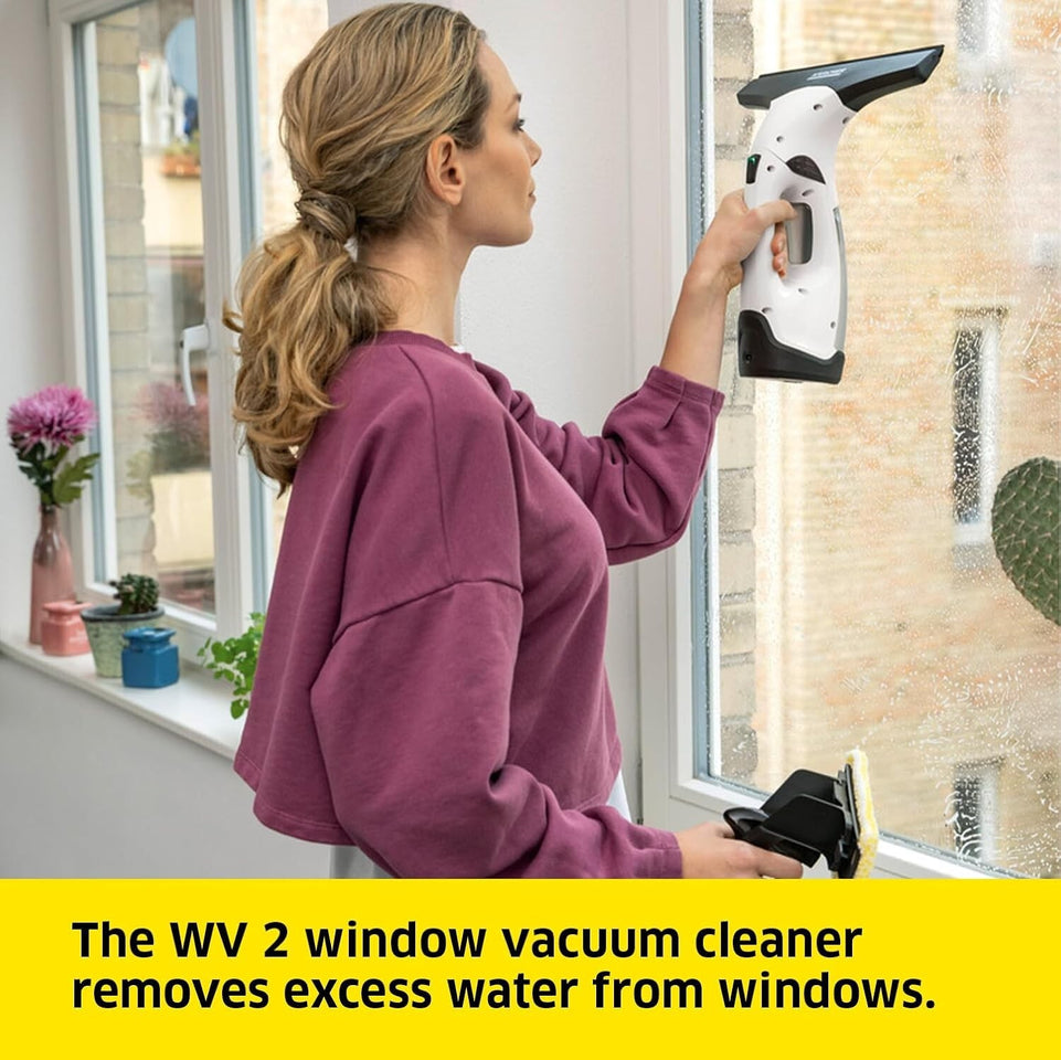 Kärcher Window Vac WV 2, Battery Running Time: 35 min, LED Display