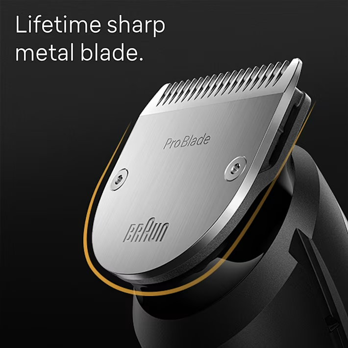 Braun Beard Trimmer Series 9 BT9441, Beard Trimmer Men Rechargeable Black
