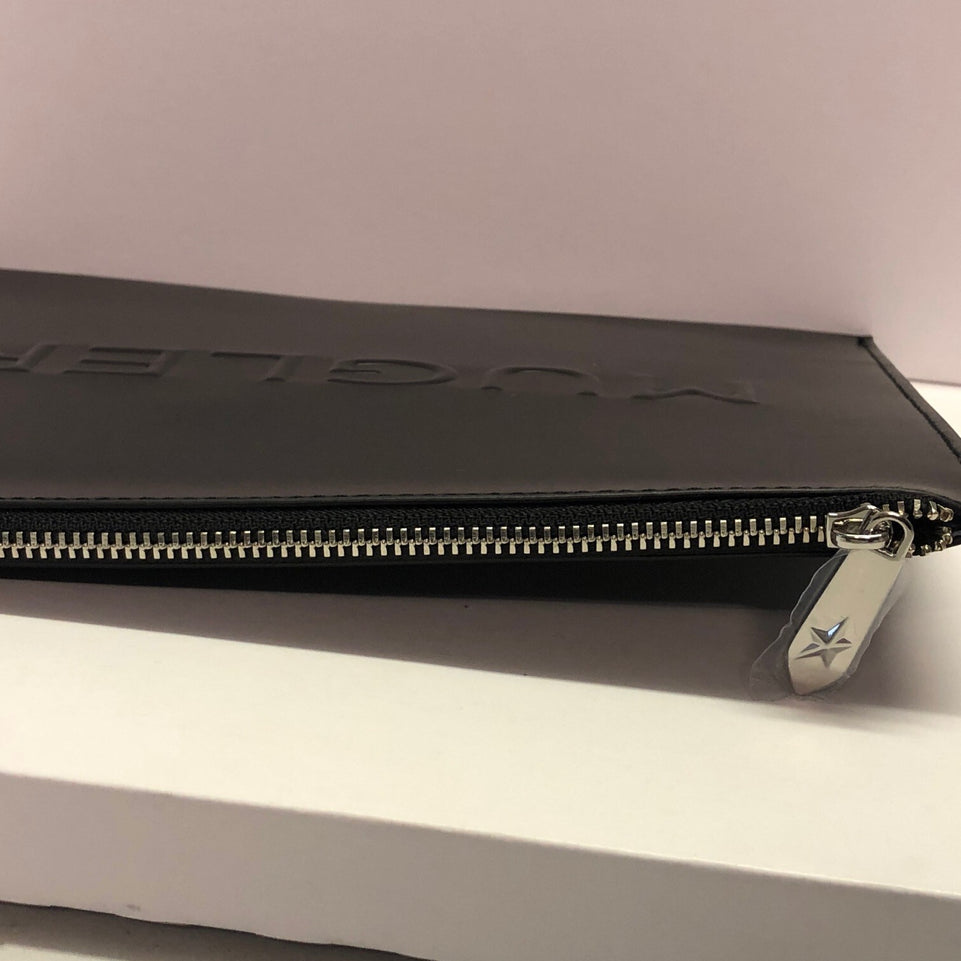 NEW Mugler Black Clutch Bag Purse