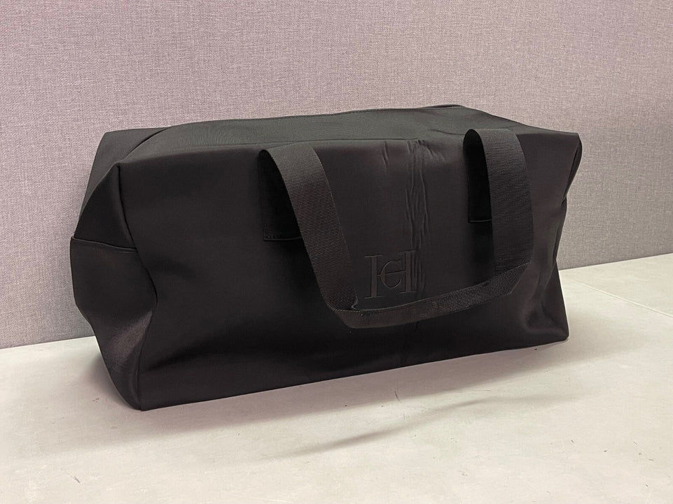 Carolina Herrera CH Unisex Bad Boy Duffle Gym Bag Black New
