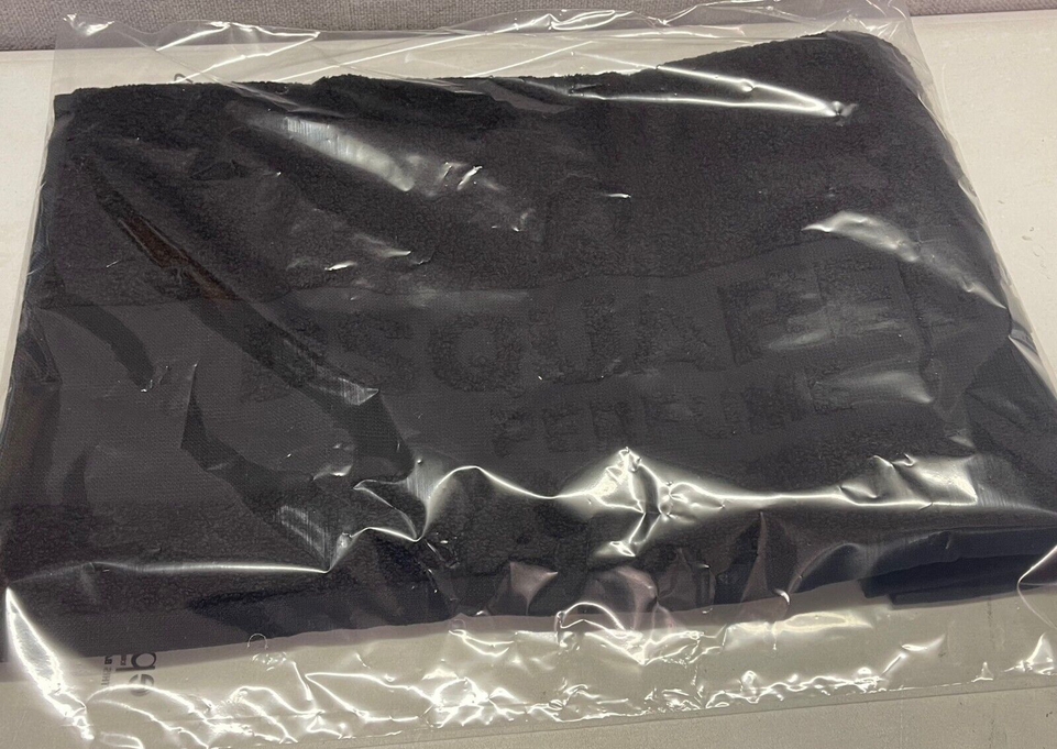 Dsquared2 Perfume Black Gym Hand Towel 100cm x 51cm New in pack