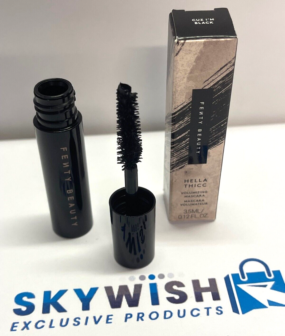 Fenty Beauty Hella Thicc Volumizing Mascara Cuz I’m Black MINI .12oz, 3.5ml