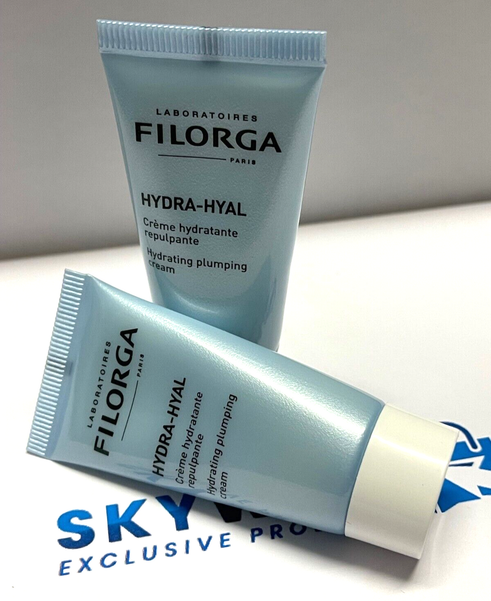 2X Filorga Hydra-Hyal Hydrating Plumping Cream 15ml X2 Travel Size New