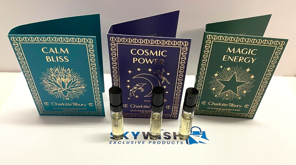 Charlotte Tilbury Eau De Parfum /cosmic/ magic/ calm bliss 3x1.5ml New