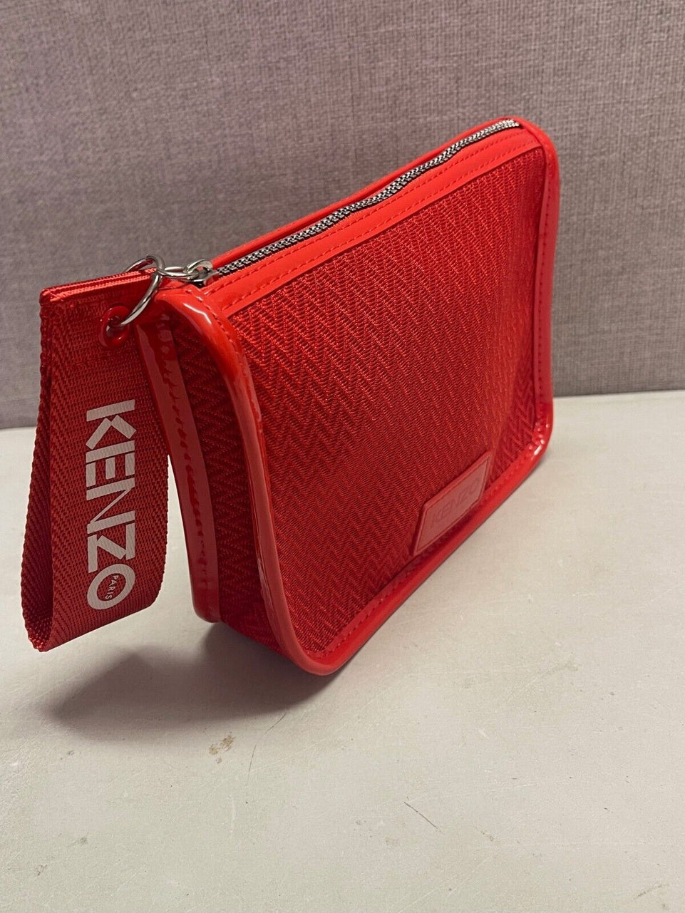 Authentic Kenzo Large Real Red Smart Pouch WOMENS BAG HANDBAG