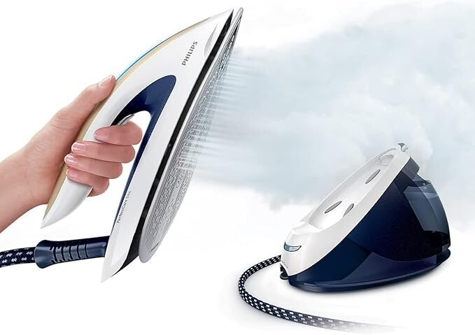 Philips PerfectCare Elite GC9630/20 Steam Generator Iron - Navy & White