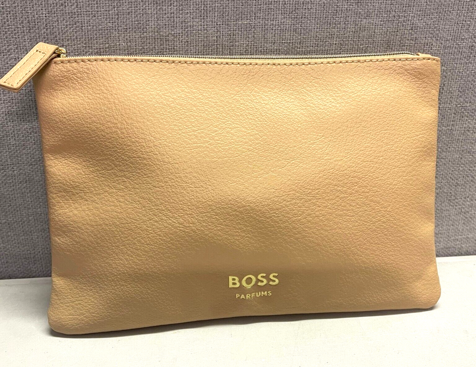 Hugo Boss Parfums Pink Make Up Bag New